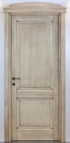 porta interna in legno massello anticata