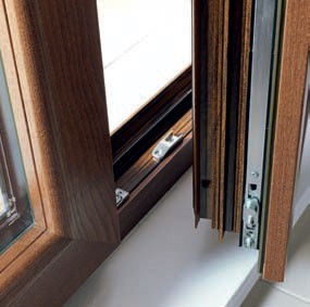 Infissi alluminio legno