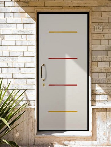Portoncino bugnato pvc zero5