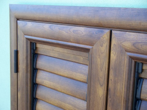 persiana alluminio effetto legno