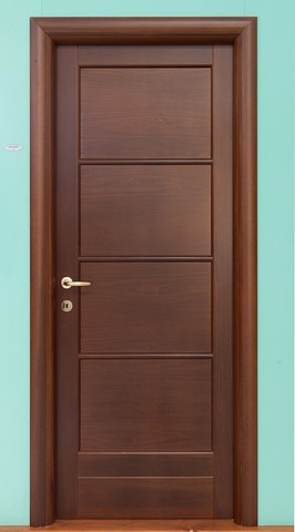 porta interna moderna in legno massello