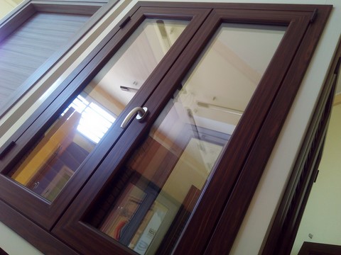 finestra alluminio taglio termico effetto legno